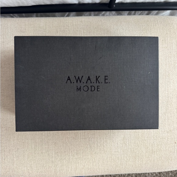 A.W.A.K.E. MODE Delta Leather Strappy Sandal in Blue - Picture 7 of 7